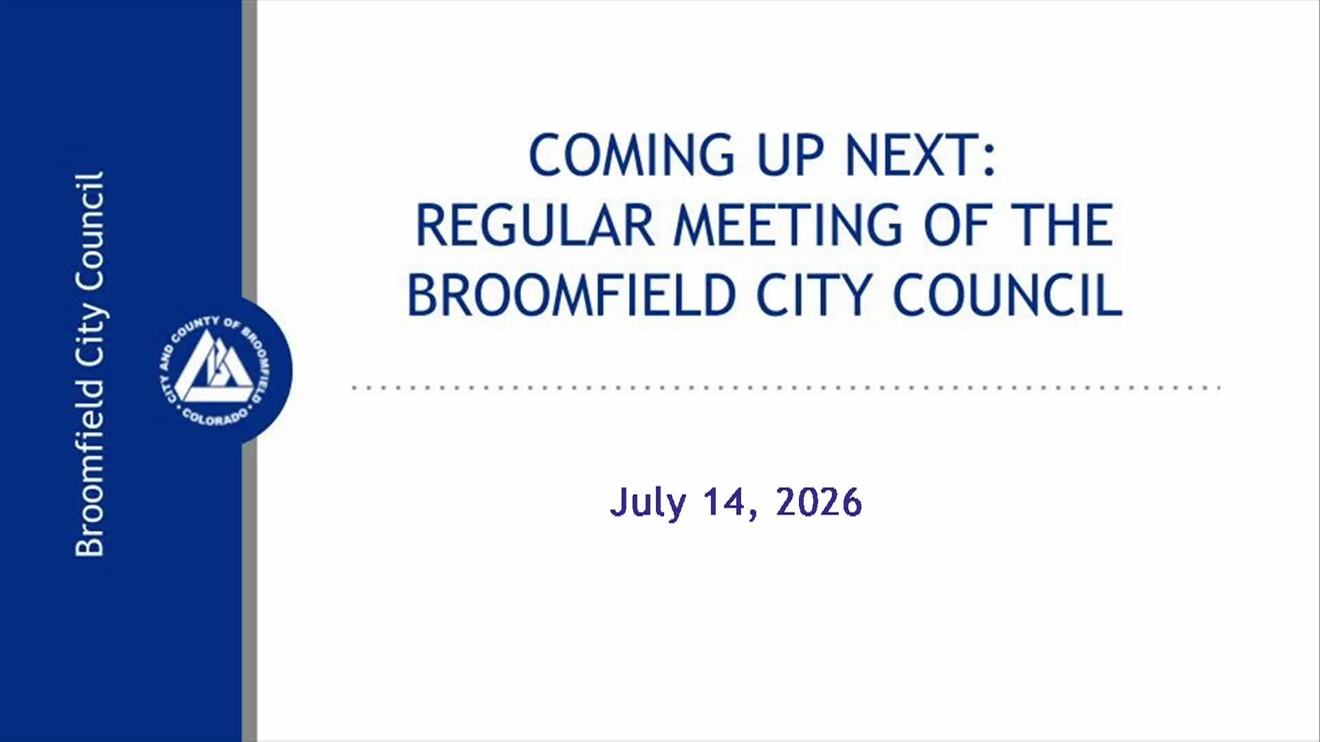 Thumbnail image for Regular City Council Meeting - Template